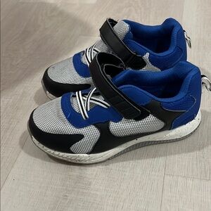 Kids Black and Blue Sneakers